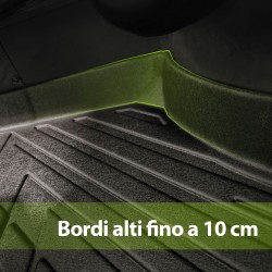 Tappetini MudMax per Trattore John Deere Serie 8R 8285R 2011-2013 su misura in gomma |  Materiale TPE durevole | Bordi più alti